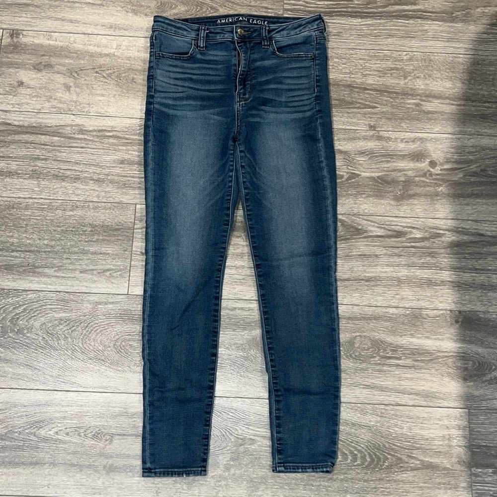 American Eagle Outfitters Super Stretch Super High-Rise Jeggings Womens size 8